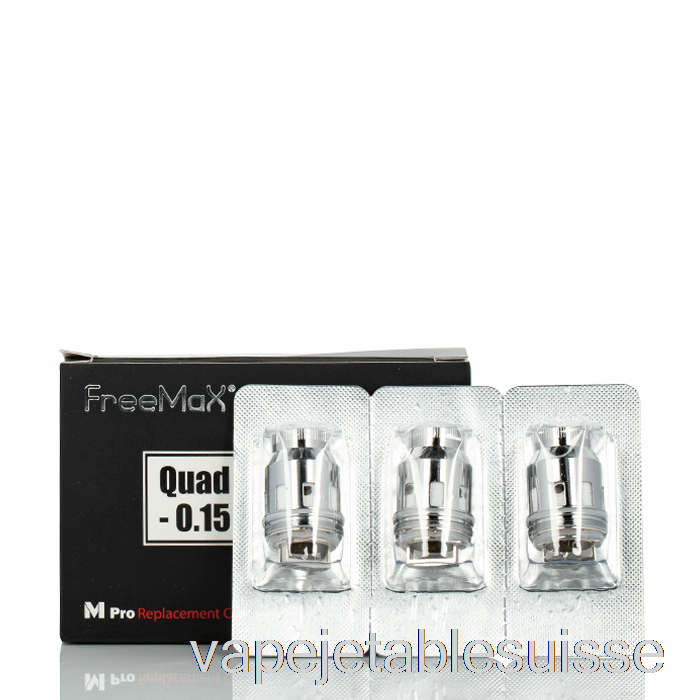 Vape Suisse Freemax Fireluke Mesh Pro Bobines De Remplacement 0,15ohm Kanthal Quad Mesh Bobines